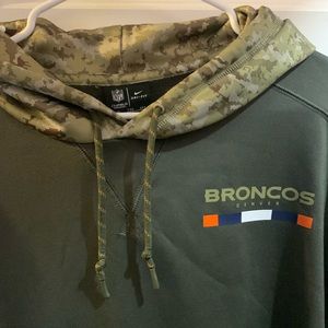 Nike Dri-Fit camouflage Denver Broncos hoodie XXL